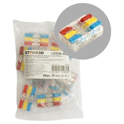 Проходная супер-компактная клемма Stekker 219 LD219-423 - фото 15897336