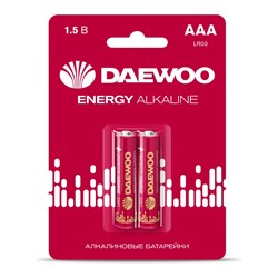 Алкалиновая батарейка Daewoo ENERGY Alkaline 2021 - фото 15905842