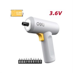 Аккумуляторная отвертка Deli DL-DP04-E3B1 - фото 15907877