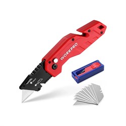 Складной быстросменный нож WORKPRO WP211018 - фото 15912274