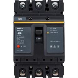 Автоматический выключатель IEK ВА88-35 MASTER - фото 15924284
