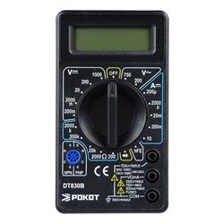 Цифровой мультиметр РОКОТ DT-830В - фото 15939787