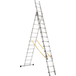 Трехсекционная лестница Inforce ЛП-03-13 - фото 15954479
