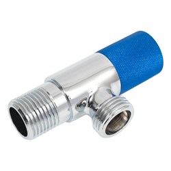 Хромированный угловой кран Terma 33631 26214 - фото 15971217