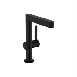 Смеситель для раковины Hansgrohe Finoris 230,push open,матовый черный 76060670 - фото 15994820