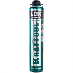 Полиуретановая пена для монтажного пистолета KRAFTOOL KRAFTFLEX PROFI LOW - фото 15996488