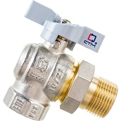 Угловой шаровой кран для воды СТМ СТАНДАРТ - фото 16001969