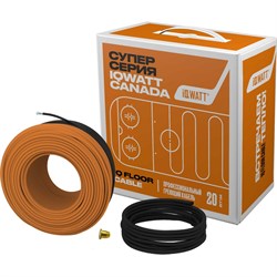 Профессиональный греющий кабель для установки в слой цементно-песчанной стяжки для любого напольного покрытия IQWATT IQ FLOOR CABLE - фото 16003957