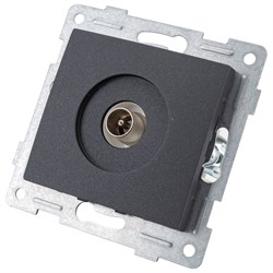 Одинарный механизм антенной розетки GUSI ELECTRIC Bravo - фото 16004220