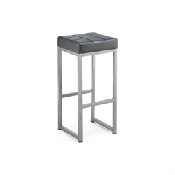 Барный стул Woodville Khurkroks серый полимер, светлый мусс - фото 16022643