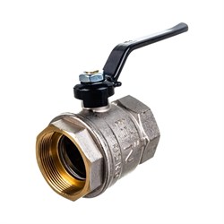 Латунный никилированный шаровой кран для воды Millennium KVRFF5050 - фото 16025563