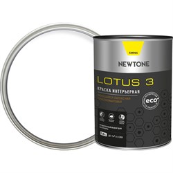 Моющаяся интерьерная латексная воднодисперсионная краска Newtone LOTUS 3 - фото 16044003