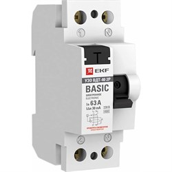 Электронное устройство защитного отключения EKF Basic ВДТ-40 - фото 16047805