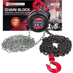 Ручная цепная таль ForceKraft FK-TRC9015(52963) - фото 16050600