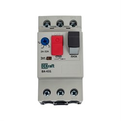 Автоматический выключатель защиты двигателя DEKraft ВА431 - фото 16073983
