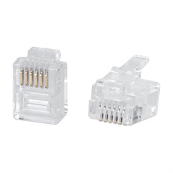 Телефонный коннектор Cabeus 6P6C - фото 16078540