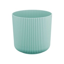 Кашпо IDEA ВЕЛЬВЕТ D140 мм, 1.6 л, с пристегнутым поддоном М 3180 Морская - фото 16079462