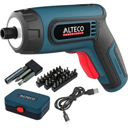 Аккумуляторная угловая отвертка Alteco CSD 4V - фото 16108175