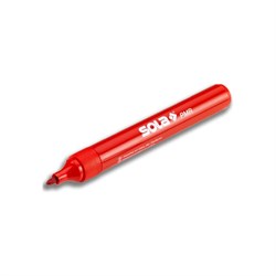 Красный перманентный водостойкий маркер SOLA PMR 66082120 - фото 16130179
