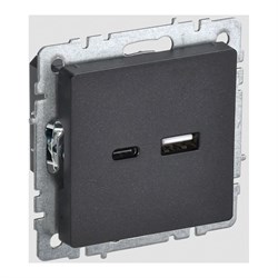 Розетка usb IEK Brite - фото 16130492