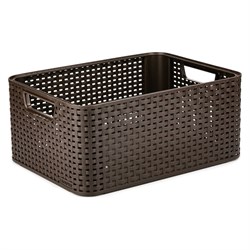 Универсальная корзина CURVER RATTAN STYLE BOX - фото 16138469