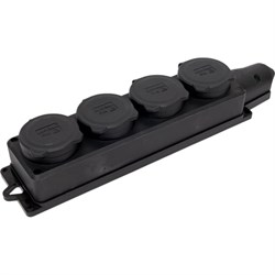 Четырехместная однофазная колодка UNIVERSAL 602231 - фото 16138486