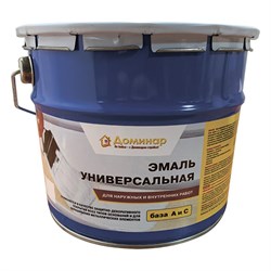 Универсальная полиуретановая эмаль для наружных и внутренних работ Доминар S75412 - фото 16147688