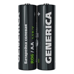 Солевая батарейка Generica r06/aa - фото 16153068