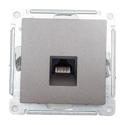 Телефонная розетка Systeme Electric AtlasDesign - фото 16158029