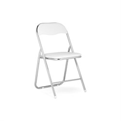 Стул Woodville Fold 1 складной white / chrome - фото 16176280