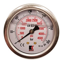 Осевой глицериновый гидравлический виброустойчивый манометр АРКАИМ WKP1007 - фото 16177952