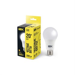 Лампа IEK LLE-A60-20-230-30-E27 - фото 16187468