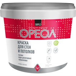 Водно-дисперсионная полиакриловая краска для стен и потолков для внутренних работ Ореол 5390 - фото 16196025