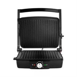 Электрогриль KITFORT KT-1656, 2000 Вт, фиксированные панели, регулировка температуры, серебристый - фото 16200340