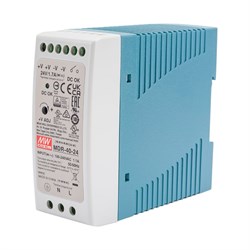 Источник питания Mean Well MDR-40-24 - фото 16203642