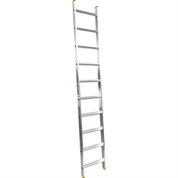 Алюминиевая односекционная приставная лестница Алюмет НК1 5110 - фото 16214125