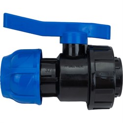 Компрессионный шаровой кран TEBO T-ПНД.Кш.4.32-1.CN - фото 16216587