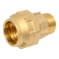 Прямая латунная муфта для ПНД труб Millennium PFBM2534 (715 3/4") - фото 16229177