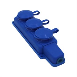 Трехместная розетка SVET РП 16-334 С - фото 16229640