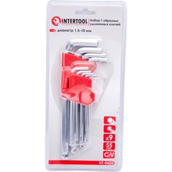 Набор Г-образных шестигранных ключей INTERTOOL HT-0603 - фото 16238316