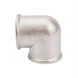 Латунный никелированный угольник STI D270-05006 - фото 16241929