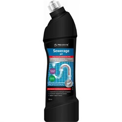 Средство для устранения засоров в трубах и профилактики PRO-BRITE Sewerage gel - фото 16252386
