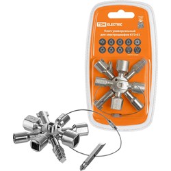 Ключ универсальный для электрошкафов TDM ELECTRIC КУЭ-03 - фото 16255545