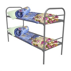 Двухъярусная металлическая кровать Sebmet К2-80190-10050-У1П-КПБ - фото 16266344