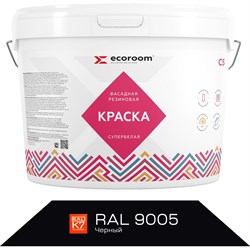 Фасадная резиновая краска ECOROOM Е-Кр -119/9005 - фото 16272219