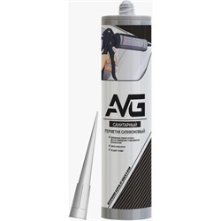 Силиконовый санитарный герметик AVG Санитарный белый - фото 16272335