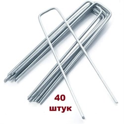 Садовые скобы для крепления агроткани ГеоПластБорд CK30.140.100 - фото 16282474