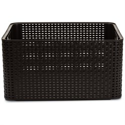 Корзина CURVER RATTAN STYLE BOX L - фото 16298266