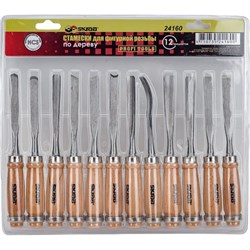 Набор резцов по дереву SKRAB 24160 - фото 16315191