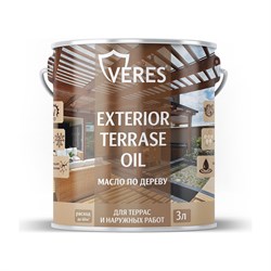 Масло для дерева VERES exterior terrase oil - фото 16334573